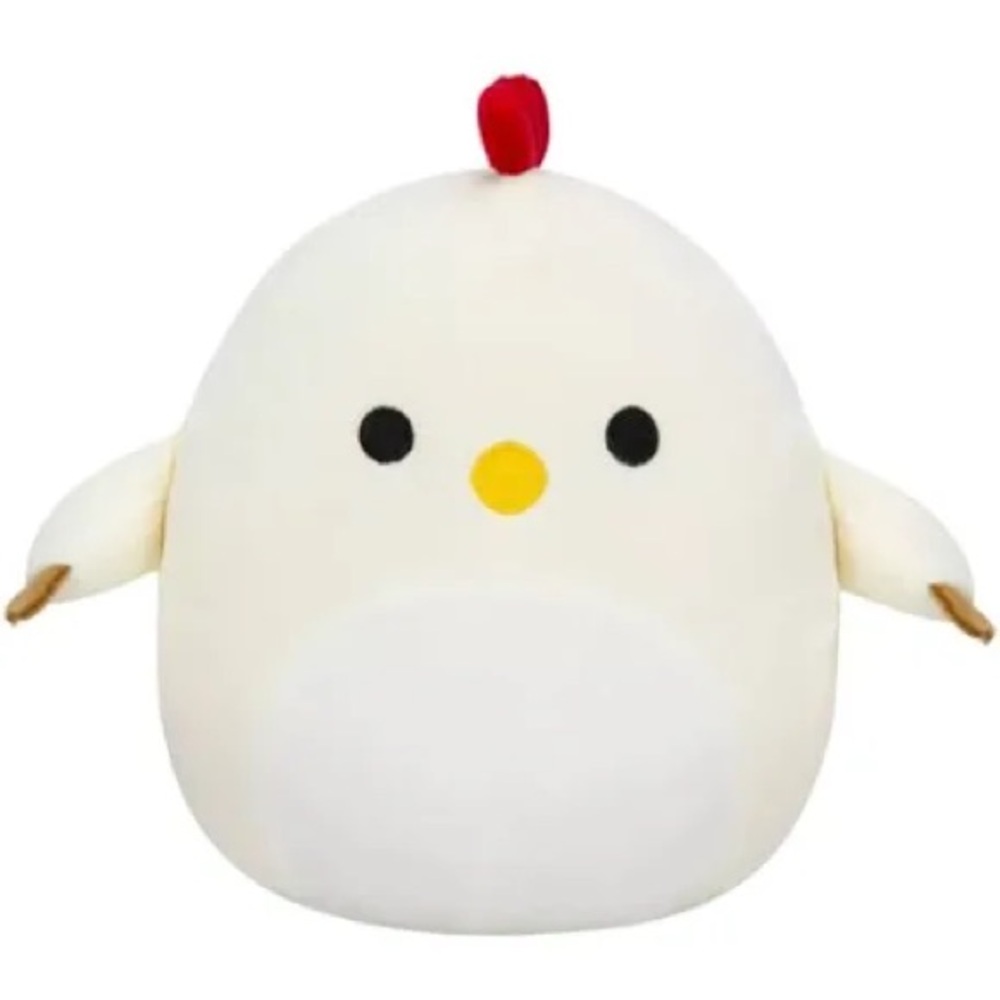 Squishmallows Todd Plush White Chicken Soft Pet Toy 8”
